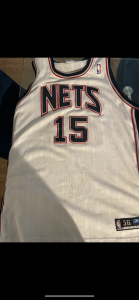 New Jersey Nets Vince Carter Game Worn Signed Jersey - image 4