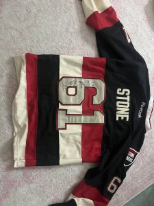 Stone Signed Senators Jersey - image 4