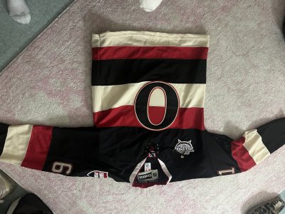 Stone Signed Senators Jersey - image 3