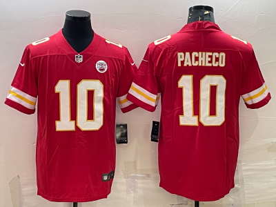 Pacheco #10 Kansas City Chiefs Red Game Jersey Home Jersey