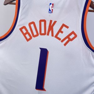 Phoenix Suns - Devin Booker #1 White - image 4