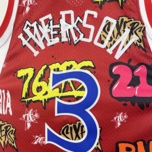 Allen Iverson - Philadelphia 76ers #6 *Slap Stickers Edition* - image 7