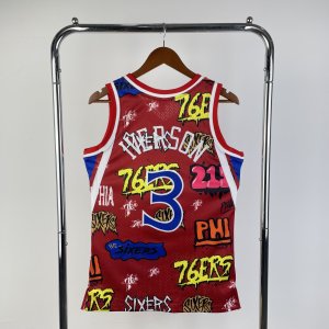 Allen Iverson - Philadelphia 76ers #6 *Slap Stickers Edition* - image 3