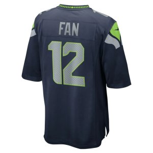 12s Seattle Seahawks Nike Game Jersey College Navy - image 3