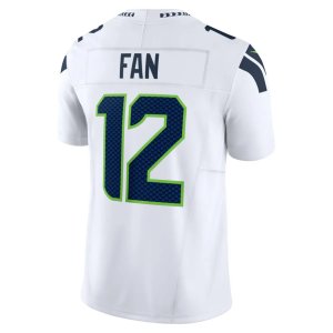 12th Fan Seattle Seahawks Nike Vapor F.U.S.E. Limited Jersey White - image 3
