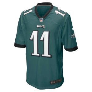 A.J. Brown Philadelphia Eagles Nike Player Game Jersey Midnight Green