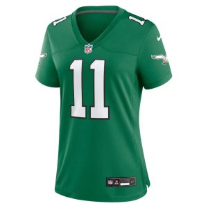 A.J. Brown Philadelphia Eagles Nike Women's Player Jersey Kelly Green - image 3