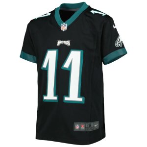 A.J. Brown Philadelphia Eagles Nike Youth Game Jersey Black - image 3