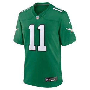 A.J. Brown Philadelphia Eagles Nike Youth Game Jersey Kelly Green - image 3