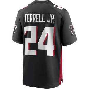A.J. Terrell Jr. Atlanta Falcons Nike Player Game Jersey Black - image 3