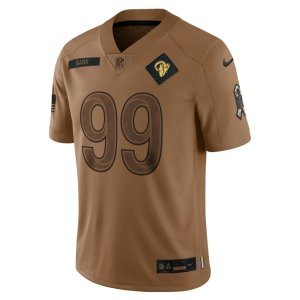 Aaron Donald Los Angeles Rams Nike 2023 Salute To Service Limited Jersey Brown