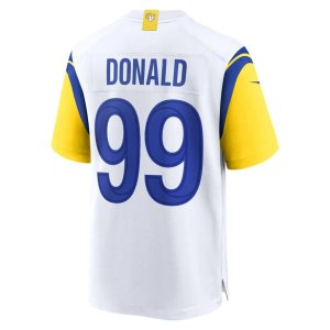 Aaron Donald Los Angeles Rams Nike Alternate Game Jersey White - image 3