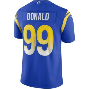 Aaron Donald Los Angeles Rams Nike Vapor Limited Jersey Royal - image 3