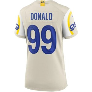 Aaron Donald Los Angeles Rams Nike Women's Player Game Jersey Bone - image 3