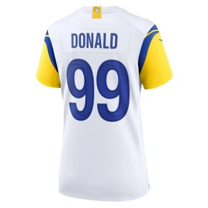 Aaron Donald Los Angeles Rams Nike Women's Player Jersey White - image 3