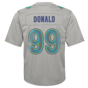 Aaron Donald Los Angeles Rams Nike Youth Atmosphere Game Jersey Gray - image 3
