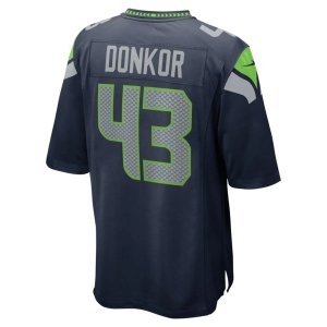 Aaron Donkor Seattle Seahawks Nike Game Jersey College Navy - image 3