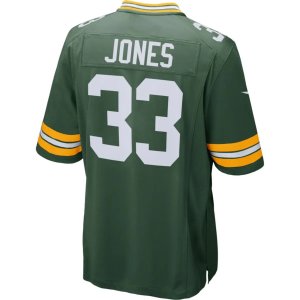 Aaron Jones Green Bay Packers Nike Game Jersey Green - image 3