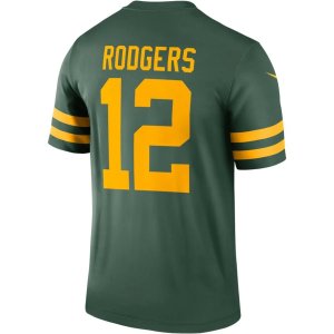 Aaron Rodgers Green Bay Packers Nike Alternate Legend Player Jersey Green - image 3