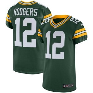 Aaron Rodgers Green Bay Packers Nike Vapor Elite Jersey Green
