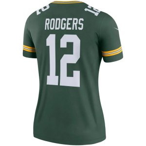 Aaron Rodgers Green Bay Packers Nike Women's Legend Jersey Green - image 3