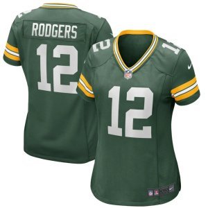 Aaron Rodgers Green Bay Packers Nike Women's Player Jersey Green