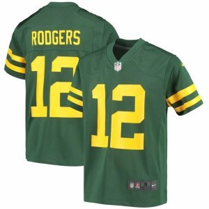 Aaron Rodgers Green Bay Packers Nike Youth Game Jersey Green