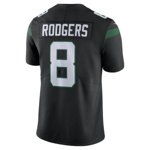 Aaron Rodgers New York Jets Nike  Vapor Untouchable Limited Jersey Black - image 3