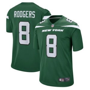 Aaron Rodgers New York Jets Nike Game Jersey Gotham Green