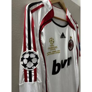 06-07 AC Milan Long sleeve KAKA MALDINI PIRLO Top Quality Away Retro Football - image 3