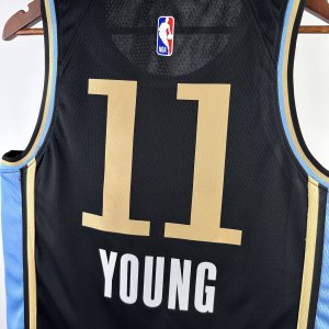 Trae Young Atlanta Hawks - 2023-2024 Swingman Jersey - City Edition - image 10