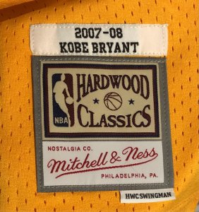 Hwc Kobe Bryant 2007-2008 Mitchell N Ness Swingman jersey
