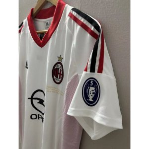 02-03 AC Milan MALDINI SHEVCHENKO INZAGHI Top Quality Away Retro Football Jersey - image 3