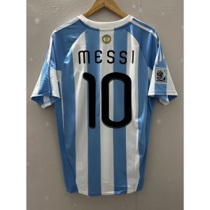 2010 Argentina Top Quality Home Retro Soccer Jersey - image 4