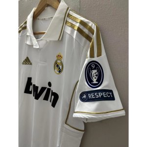 11-12 Real-Madri RONALDO OZIL SERGIO RAMOS Top Quality Home Retro Football Jersey - image 3