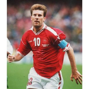 1998 Den-m B.LAUDRUP M.LAUDRUP Top Quality Home Retro Football Jersey - image 4