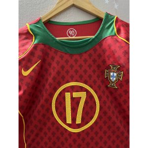 2004 Portugal C.RONALDO Top Quality Home Retro Soccer Jersey - image 4