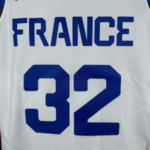 Victor Wembanyama - France Team *White* #32 Olympic Games - image 8
