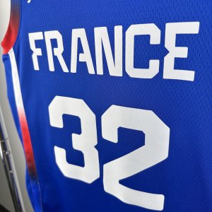 Victor Wembanyama - France Team *Blue* #32 Olympic Games - image 5
