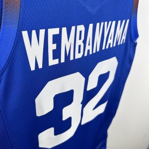 Victor Wembanyama - France Team *Blue* #32 Olympic Games - image 4