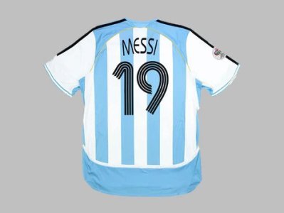 Fanatic Messi Argentina 2006 Retro Jersey Soccer Jerseys Football Training Uniform Sport Fans Shirt Sports Equipment Football T-shirt Soccer Team Shirt