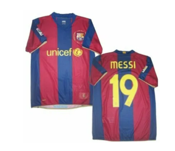 Fanatic MESSI FC Barcelona 2007/2008 Retro Jersey Soccer Jerseys Football Training Uniform Sport Fans Shirt Sports Equipment Football T-shirt Soccer Team Shirt