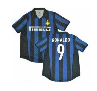 Fanatic Inter Milan Inter Milan 1998/1999 Ronaldo   Retro Jersey Soccer Jerseys Football Training Uniform Sport Fans Shirt Sports Equipment Football T-shirt Soccer Team Shirt