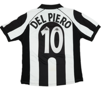 Fanatic Del Piero Juventus Centenary 1997/98 Retro Jersey Soccer Jerseys Football Training Uniform Sport Fans Shirt Sports Equipment Football T-shirt Soccer Team Shirt