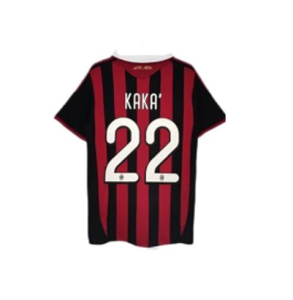 Fanatic KAKA  AC Milan 09/10 Retro Jersey Soccer Jerseys Football Training Uniform Sport Fans Shirt Sports Equipment Football T-shirt Soccer Team Shirt