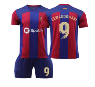 Fanatic Lewandowski FC Barcelona Custom Soccer Jersey Personalized Soccer Jersey kits customized Name Number Customize Sport Shirt Training Soccer Uniforms Unisex Soccer Shirts