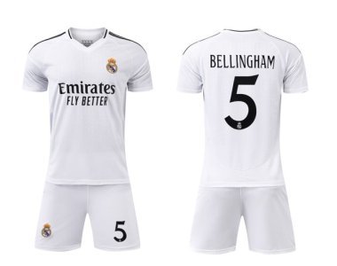 Fanatic Real Madrid VINI JR, Bellingham, Mbappe Custom Soccer Jersey Personalized Soccer Jersey kits customized Name Number Customize Sport Shirt Training Soccer Uniforms Unisex Soccer Shirts
