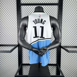 25th season Eagles City Edition No. 11 Trey Young