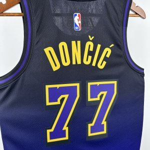 25th season Lakers City Edition No. 77 Dongchi ć