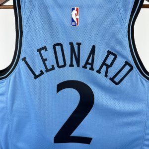 25th season Clippers City Edition No.2 Leonard